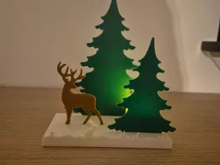 3d printet julelandskab