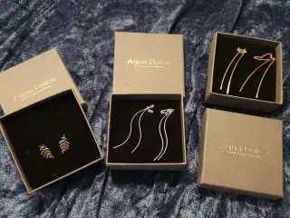 Flotte øreringe - øretråde - Aqua Dulce