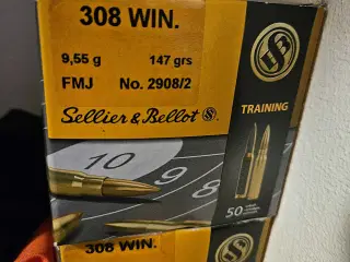 308 win. Spidsskarp 50stk (flere haves)