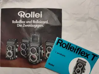 Rolleiflex T brugsanvisning + Salgsbrochure
