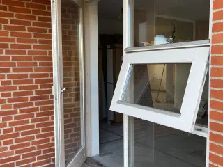 Terrassedør med sideparti og ramme