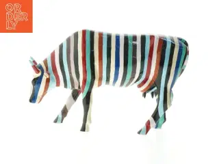 Cowparade ko i large. Farverig. (str. 30 cm)