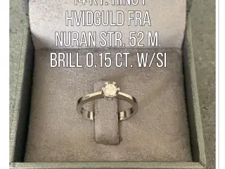 Virkelig flot fingerring sælges