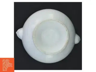Hvid porcelænsskål (str. 9 x 14 x 12 cm)