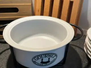 Klassisk Eslau Gourmet skål med holder – Ildfast