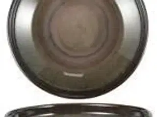 24 stk. Skål på fod stentøj rose 210 mm Rustik