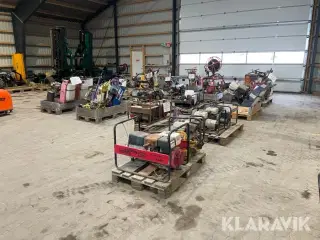 Stort Lot af entreprenør materiel 30 styk