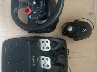 Komplet computer rat, pedaler og gear