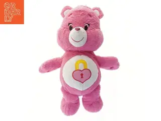 Lyserød teddy bjørn bamse fra Care Bears (str. 50 cm)