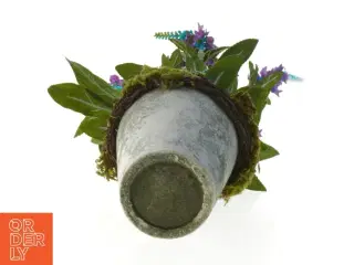 Kunstig plante med blomster i potte (str. 45 cm)