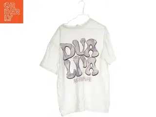 Hvid t-shirt med tryk fra H&M (str. 170)