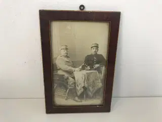 Unikt vintage / antikt soldater-billede