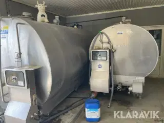 Mælketank anlæg med kompressor Røka RK-C