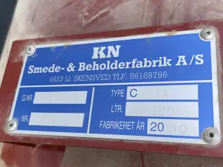Olietank 1200 liter 