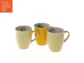 Sæt af tre kaffekrus fra Tams England (str. Ø 8x9,5 cm)