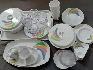 Spisesæt i plastik