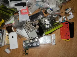 Stort lot med div. iPhone 5, 5S, 5C og div. dele.