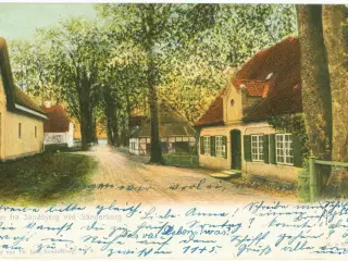 Sidebygninger til Sandbjerg Slot, 1902