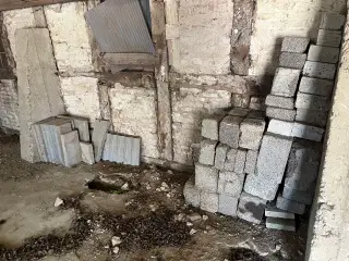 Beton fliser og gas beton blokke 
