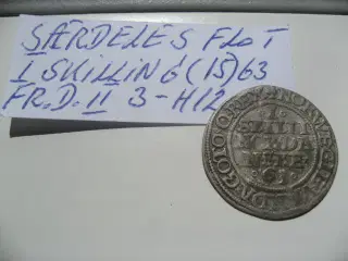 Særdeles flot I Skilling (15)63. Fr.D.II