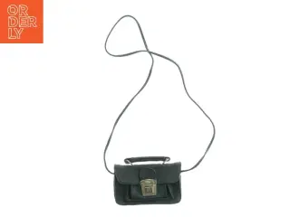 Sort skuldertaske (str. 17 x 10 cm)