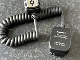 Canon TTL Cable OC-E3 til flash