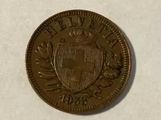 2 Rappen Switzerland 1938