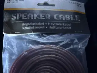 Højttakerkabel 2x2,5mm 25m