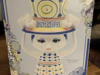 Smuk Lady With Hat, blå