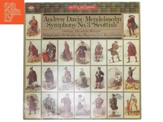 LP Andrew Davis Mendelssohn Symphony No.3 Scottish fra CBS Masterworks