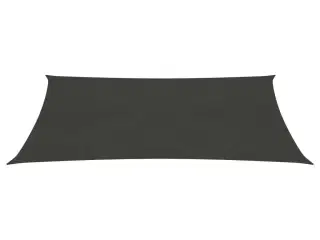 Solsejl 3x4 m 160 g/m² HDPE antracitgrå