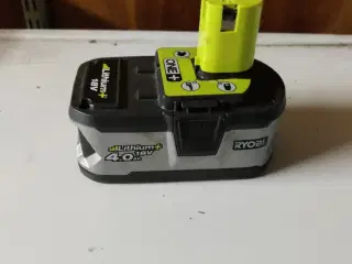 Ryobi one+ batteri. Flere haves (udlejes)