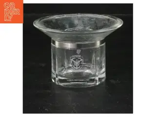 Glaskaraffel med emblem fra Rosendahl (str. 7 cm)