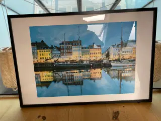  Billedramme med motiv 100 x 70cm