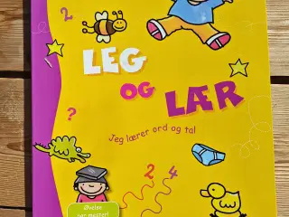 Leg og Lær Trin 2 - Jeg lærer ord og tal BOG