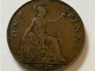 One Penny 1928 England