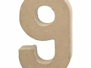 Tal, 9, H: 20,5 cm, B: 12 cm, tykkelse 2,7 cm, 1 stk.