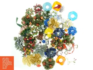 Kunstig blomsterkranse (str. mix )