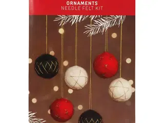 Julekugler 6 cm - 6 stk. med vejledning til dekoration