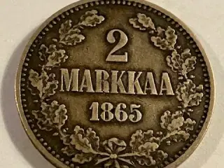 2 Markkaa 1865 Finland