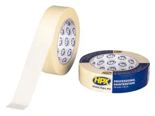 HPX afdækningstape op til 60 grader, creme, 30mm x 50m