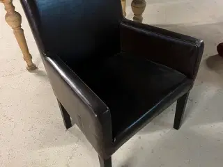 Skindstol i brun