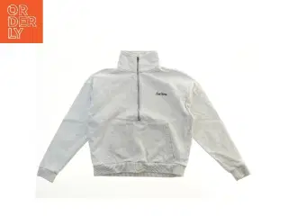 Lysegrå sweatshirt med halv lynlås fra Les’ Arcs (str. 164)
