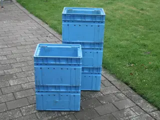 Kraftige plastkasser, værkstedskasser