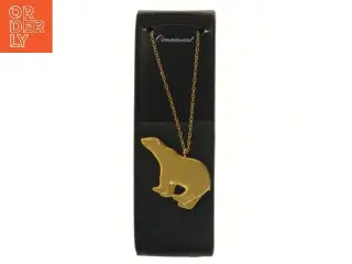 Georg Jensen julepynt gylden isbjørn fra Georg Jensen (str. 12 cm)