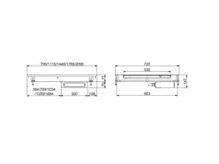 Varmeplade – 1,805 kW +30/+120 
