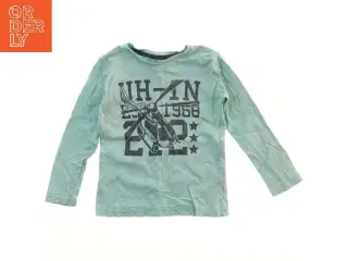 Langærmet T-shirt med helikoptertryk fra Mads & Mette (str. 98)