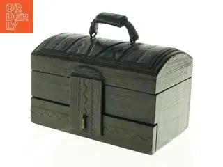 Træ smykkeskrin (str. 20 x. 12 cm)