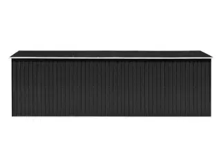 Haveskur 257x580x181 cm metal antracitgrå