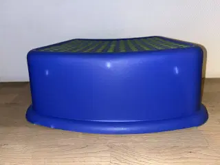 Badeværelsesskammel, skridsikker, blå